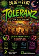 Flyer zur diesjährigen Toleranz Goa Ulm
Kommt und freut euch mit uns