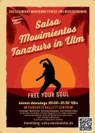 Salsa Movimientos Bewegungstraining Tanzkurs im dansarts ballett centrum ulm. Dienstags 20:00-21:30