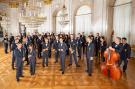 Musikerinnen und Musiker des Landespolizeiorchesters