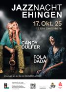 Jazznacht Ehingen, 17. Oktober 25, Candy Dulfer und Fola Dada