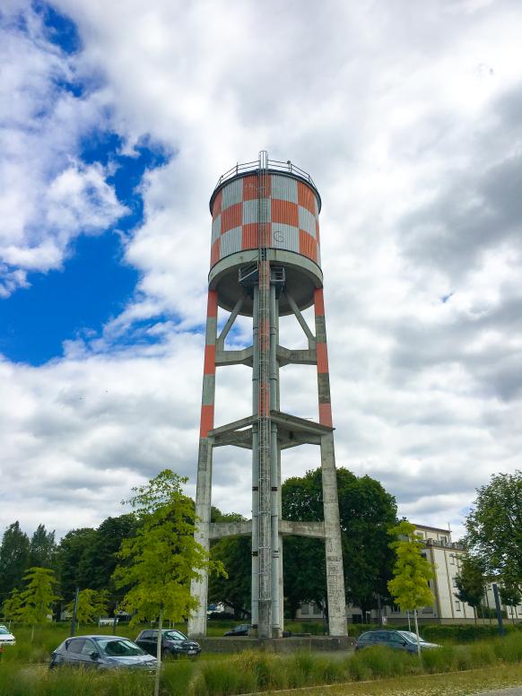 Wasserturm auf dem Wiley-Gelände