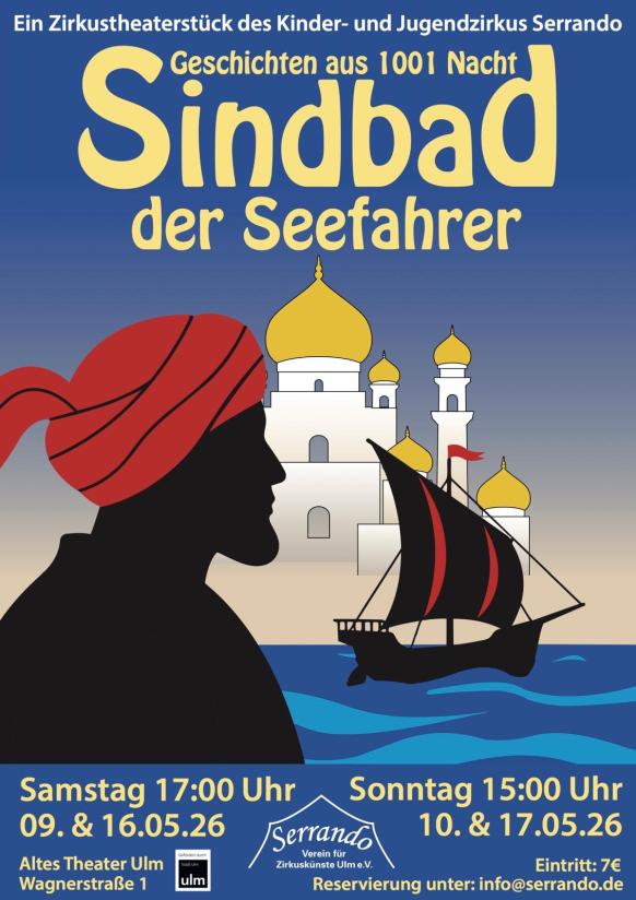 Flyer der Veranstaltung <br/>Sindbad der Seefahrer