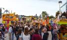 Menschenmenge auf dem Ulmer Volksfest