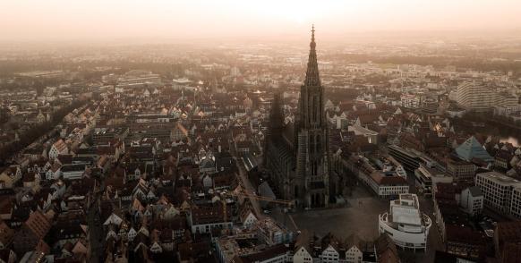 Ulm aus der Vogelperspektive