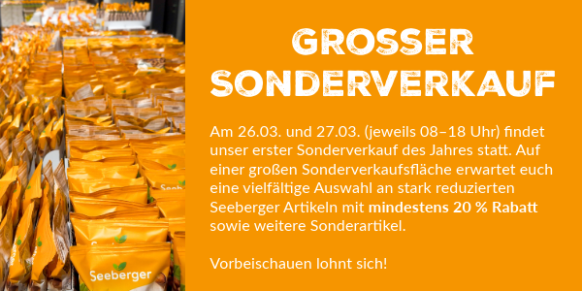 Sonderverkauf März 26