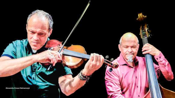 Die Brüder Gregor und Veit Huebner.