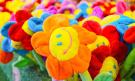 Plüschblumen