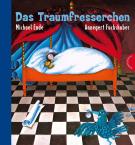 Buchcover mit schlafender Prinzessin im Bett