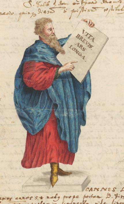 Ausschnitt aus der Ephemeris von Franc