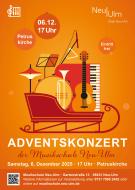 Instrumente im weihnachtlichen Ambiente