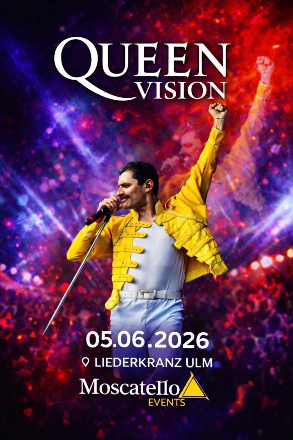 Flyer Queen Vision Konzert