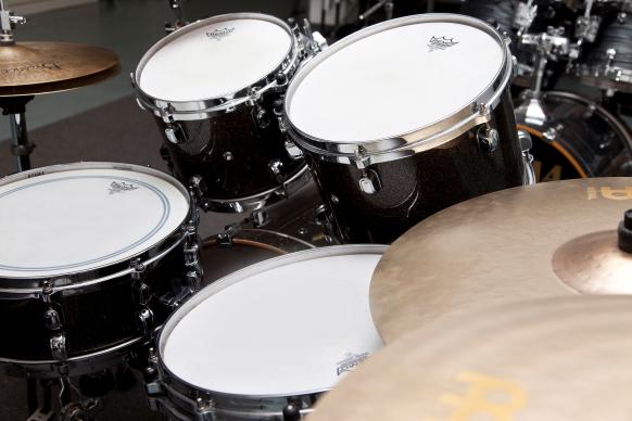 Schlagzeug in Nahaufnahme