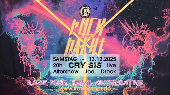 Eventgrafik für den 13.12. in der Frau Berger!