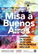 Plakat: Misa a Buenos Aires<br/>Chor Levantate Ulm