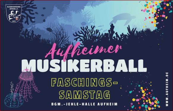 Einladungsplakat Musikerball