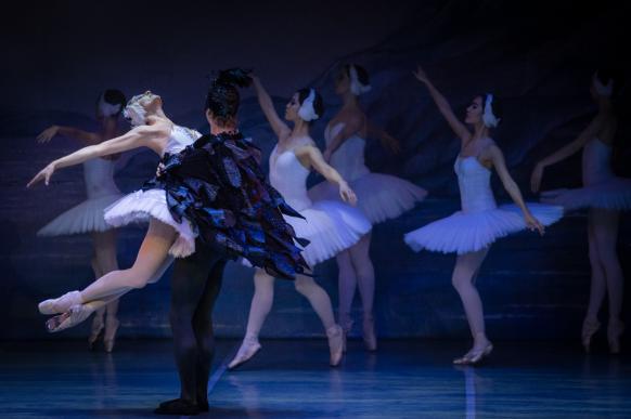 Schwanensee Bühnenbild