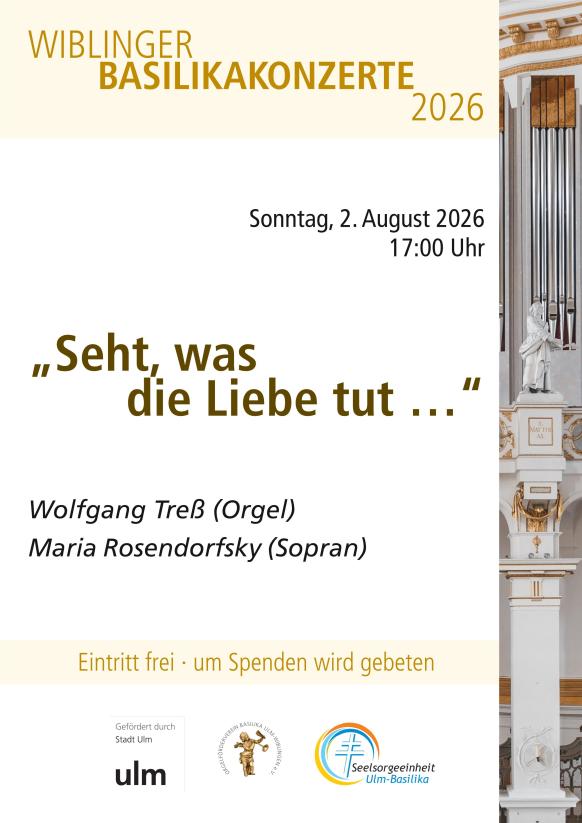 Logos von Stadt Ulm, Orgelf&ouml;rderein, SE Ulm-Basilika, ein Teilausschnitt der Orgel