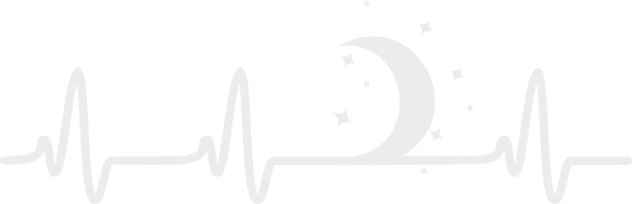 biosignal mit Mondhintergrund