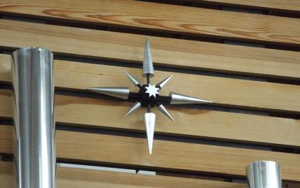 Zimbelstern der neuen SCHARFE-Orgel in der Ulmer Suso-Kirche