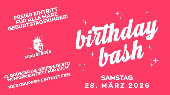 Eventgrafik für den 28.03.2026 in der Frau Berger
