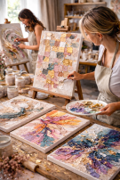 Kunst, DIY Workshop, Ulm, Strukturpaste