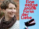Autorin mit dem Buchcover