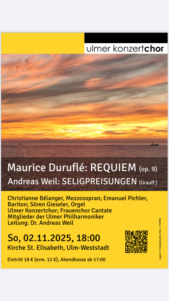Werbung. Konzert