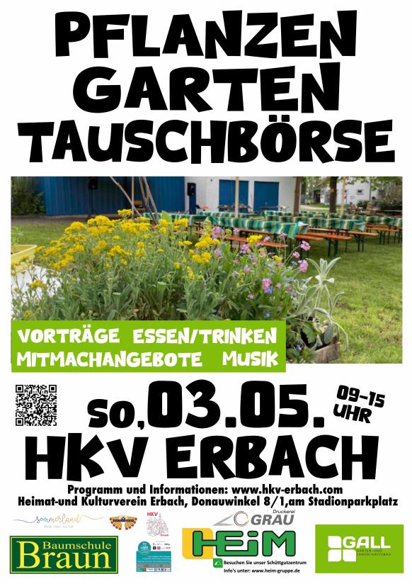 Flyer Pflanzentauschbörse