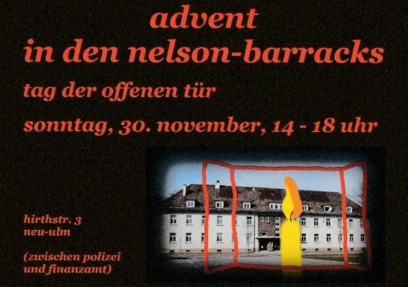 Gebäude, Kerze, Text