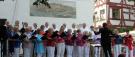 Ein Chor singt bei dem Serenadenkonzert