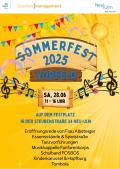 Werbeplakat Sommerfest 2025