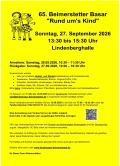 65. Beimerstetter Basar „Rund ums Kind“