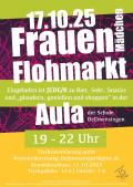 Plakat für Flohmarkt am 17.10.25 um 19h