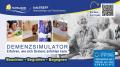 Loge St. Elisabeth Pflegezentrum, Schriftz&uuml;ge, QR-Code, Bilder Demenzsimulator,Loge Deutsche Fernsehlotterie Stiftung, fr&ouml;hliche Senior:innen