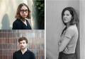Die am slowakischen Leseabend mitwirkenden Autoren und Autorinnen: Anna Siedykh, Veronika Diani&scaron;kov&aacute; und Michal Tallo.