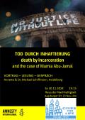 Bild der Veranstaltung TOD DURCH INHAFTIERUNG - death by incarceration and the case of Mumia Abu-Jamal