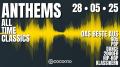 Eine Veranstaltungsgrafik für die Anthems im Cocomo Ulm