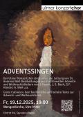 Adventskonzert Ulmer Konzertchor, 19.12.25 19Uhr, Wengenkirche Ulm