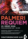 Plakat f&uuml;r Konzert Palmeri-Requiem