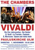 Konzertplakat "The Chambers" 01.11.25 Ulm