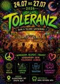 Flyer zur diesj&auml;hrigen Toleranz Goa Ulm<br/>Kommt und freut euch mit uns