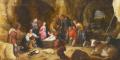 Christliches Gem&auml;lde "Anbetung der Hirten"
