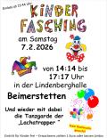 Flyer zum Kinderfasching