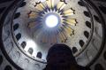 Kuppel der Grabeskirche in Jerusalem von innen