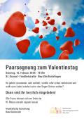 Einladung zur Hl. Messe mit Paarsegnung am Valentinstag