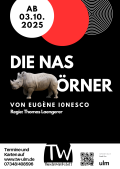 Titelplakat von Die Nashörner