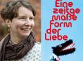 Autorin mit dem Buchcover